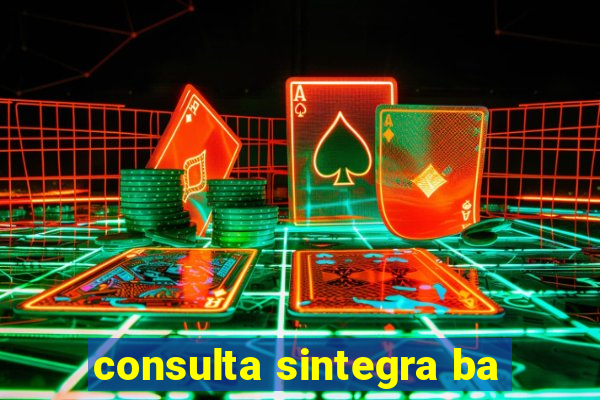 consulta sintegra ba